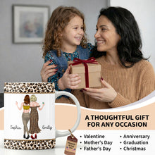 Load image into Gallery viewer, Personalized Leopard Pattern Coffee Mug Best Friend Gift
