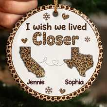 Load image into Gallery viewer, Personalized States Ornament Custom Best Friends Gift Idea
