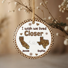 Load image into Gallery viewer, Personalized States Ornament Custom Best Friends Gift Idea

