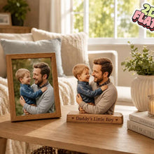 Load image into Gallery viewer, Personalized Acrylic Block Plaque Custom Photo Gift for Dad

