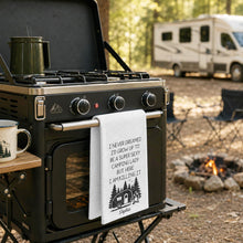 Load image into Gallery viewer, Personalized Kitchen Towel Unique Camping Gift for Her
