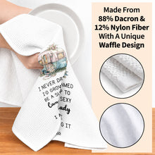 Load image into Gallery viewer, Personalized Kitchen Towel Vintage Camper Gift for Camping Lovers
