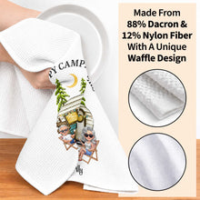 Load image into Gallery viewer, Personalized Kitchen Towel Custom Couple Gift with Camper Van
