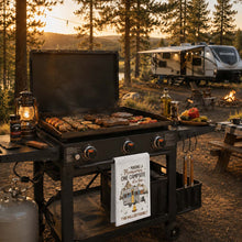 Load image into Gallery viewer, Personalized Kitchen Towel for Couples Custom Camper Design
