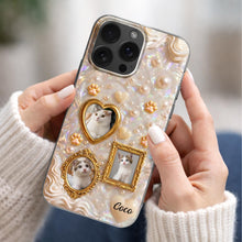 Load image into Gallery viewer, Personalized Clear Phone Case for Cat Lovers Custom Name
