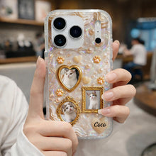 Load image into Gallery viewer, Personalized Clear Phone Case for Cat Lovers Custom Name
