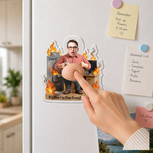Load image into Gallery viewer, Personalized Squishy Acrylic Fridge Magnet Custom Gift for Dad

