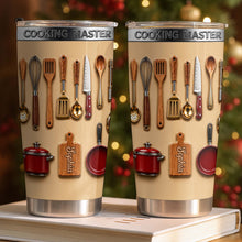 Load image into Gallery viewer, Personalized Stainless Steel Tumbler Custom Name Gift for Cooking Lovers

