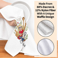 Load image into Gallery viewer, Personalized Kitchen Towel Custom Name Baking Gift for Her
