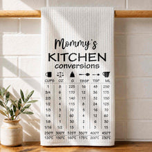 Load image into Gallery viewer, Personalized Kitchen Towel Measurement Chart Gift for Mom
