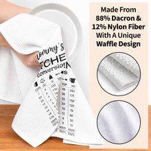 Load image into Gallery viewer, Personalized Kitchen Towel Measurement Chart Gift for Mom
