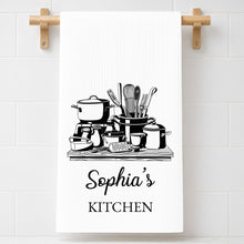 Load image into Gallery viewer, Personalized Kitchen Towel Custom Name for Culinary Lovers

