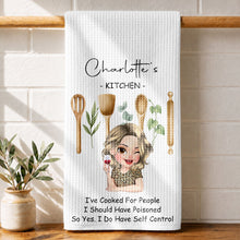 Load image into Gallery viewer, Personalized Funny Kitchen Towel Custom Quote Gift for Her
