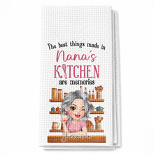Load image into Gallery viewer, Personalized Kitchen Towel Custom Gift for Grandma Decor
