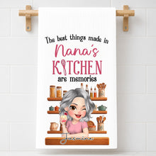 Load image into Gallery viewer, Personalized Kitchen Towel Custom Gift for Grandma Decor
