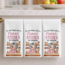 Load image into Gallery viewer, Personalized Kitchen Towel Custom Gift for Grandma Decor
