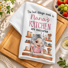 Load image into Gallery viewer, Personalized Kitchen Towel Custom Gift for Grandma Decor
