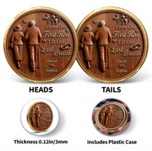 Load image into Gallery viewer, Personalized Commemorative Coin Custom Couple Gift Anniversary
