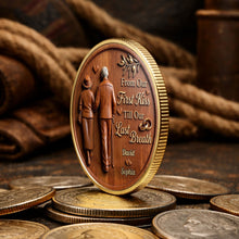 Load image into Gallery viewer, Personalized Commemorative Coin Custom Couple Gift Anniversary
