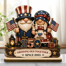 Load image into Gallery viewer, Personalized 2-Layer Wooden Plaque Custom Name Gift for Couples

