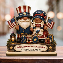 Load image into Gallery viewer, Personalized 2-Layer Wooden Plaque Custom Name Gift for Couples
