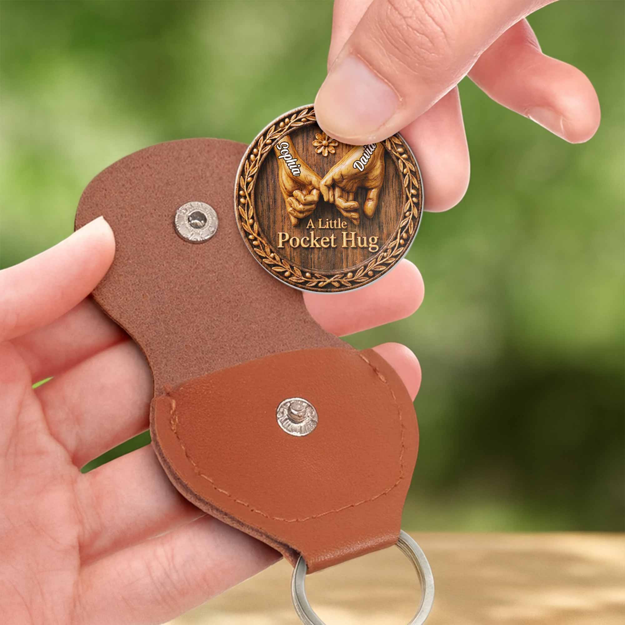 Personalized Pocket Hug Custom Love Token for Couples Gift