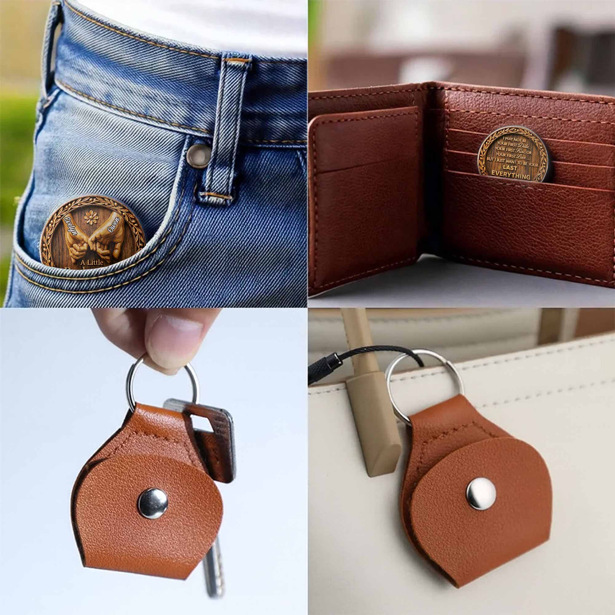 Personalized Pocket Hug Custom Love Token for Couples Gift