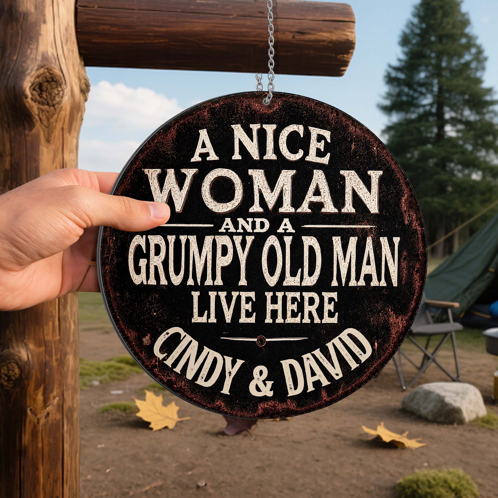 Personalized Custom Metal Sign for Couples - Funny Home Décor Gift