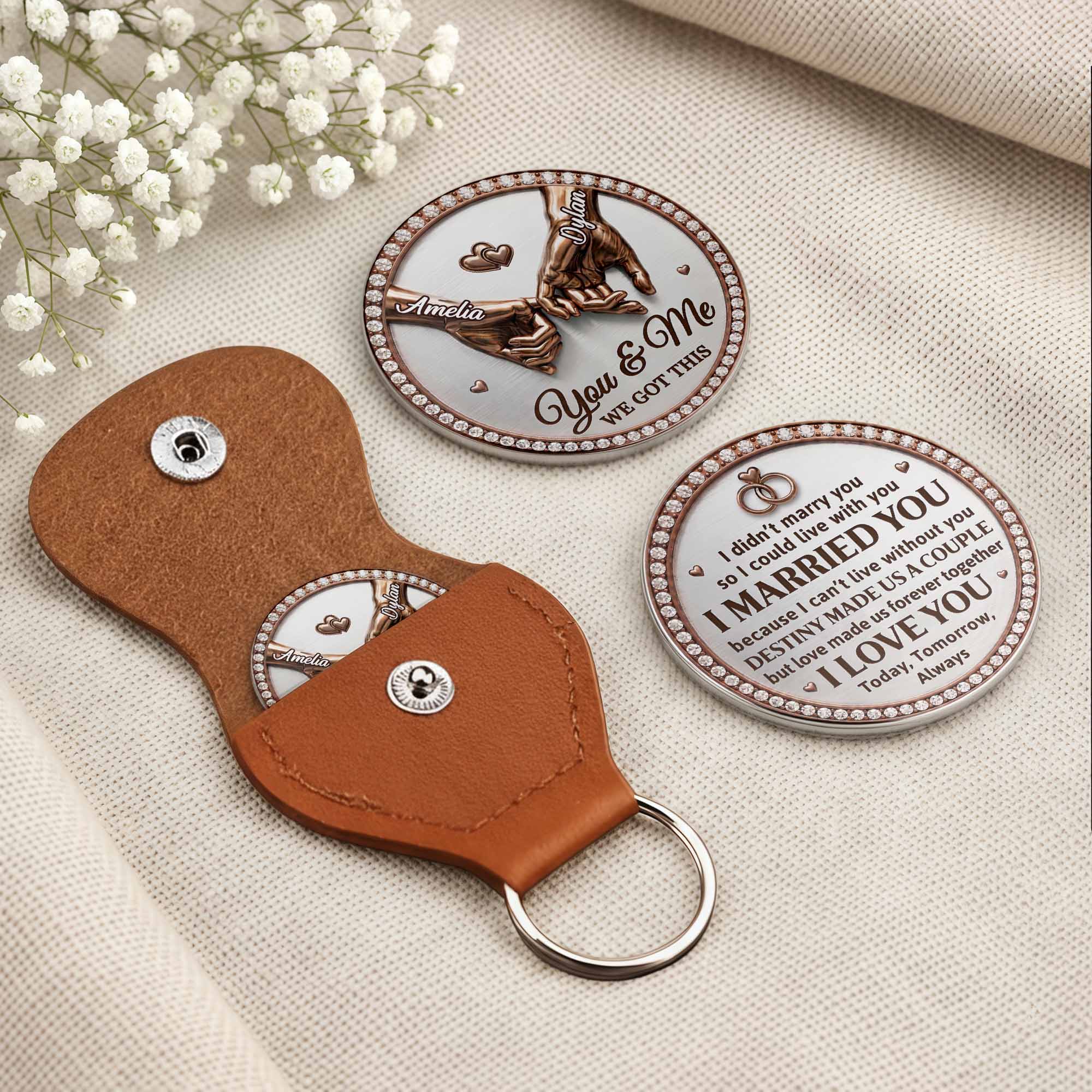 Personalized Pocket Hug Custom Couple Gift for Anniversary