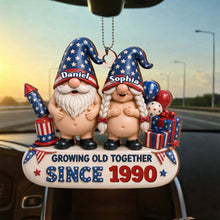 Load image into Gallery viewer, Personalized Wood Car Hanging Ornament Custom Name Gift for Couples
