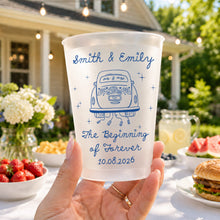 Load image into Gallery viewer, Personalized Frosted Cups Custom Design for Couples Gift
