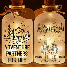 Load image into Gallery viewer, Personalized Short Bottle Light Custom Name Gift for Couples

