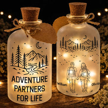 Load image into Gallery viewer, Personalized Short Bottle Light Custom Name Gift for Couples
