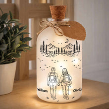 Load image into Gallery viewer, Personalized Short Bottle Light Custom Name Gift for Couples

