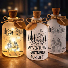 Load image into Gallery viewer, Personalized Short Bottle Light Custom Name Gift for Couples

