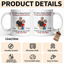 Load image into Gallery viewer, Personalized Couple Coffee Mug Custom Love Art Gift for Anniversary
