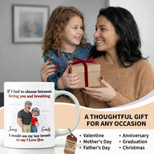 Load image into Gallery viewer, Personalized Couple Coffee Mug Custom Love Art Gift for Anniversary
