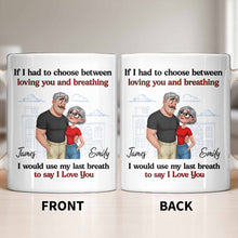 Load image into Gallery viewer, Personalized Couple Coffee Mug Custom Love Art Gift for Anniversary
