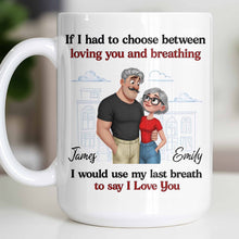 Load image into Gallery viewer, Personalized Couple Coffee Mug Custom Love Art Gift for Anniversary
