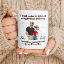 Load image into Gallery viewer, Personalized Couple Coffee Mug Custom Love Art Gift for Anniversary
