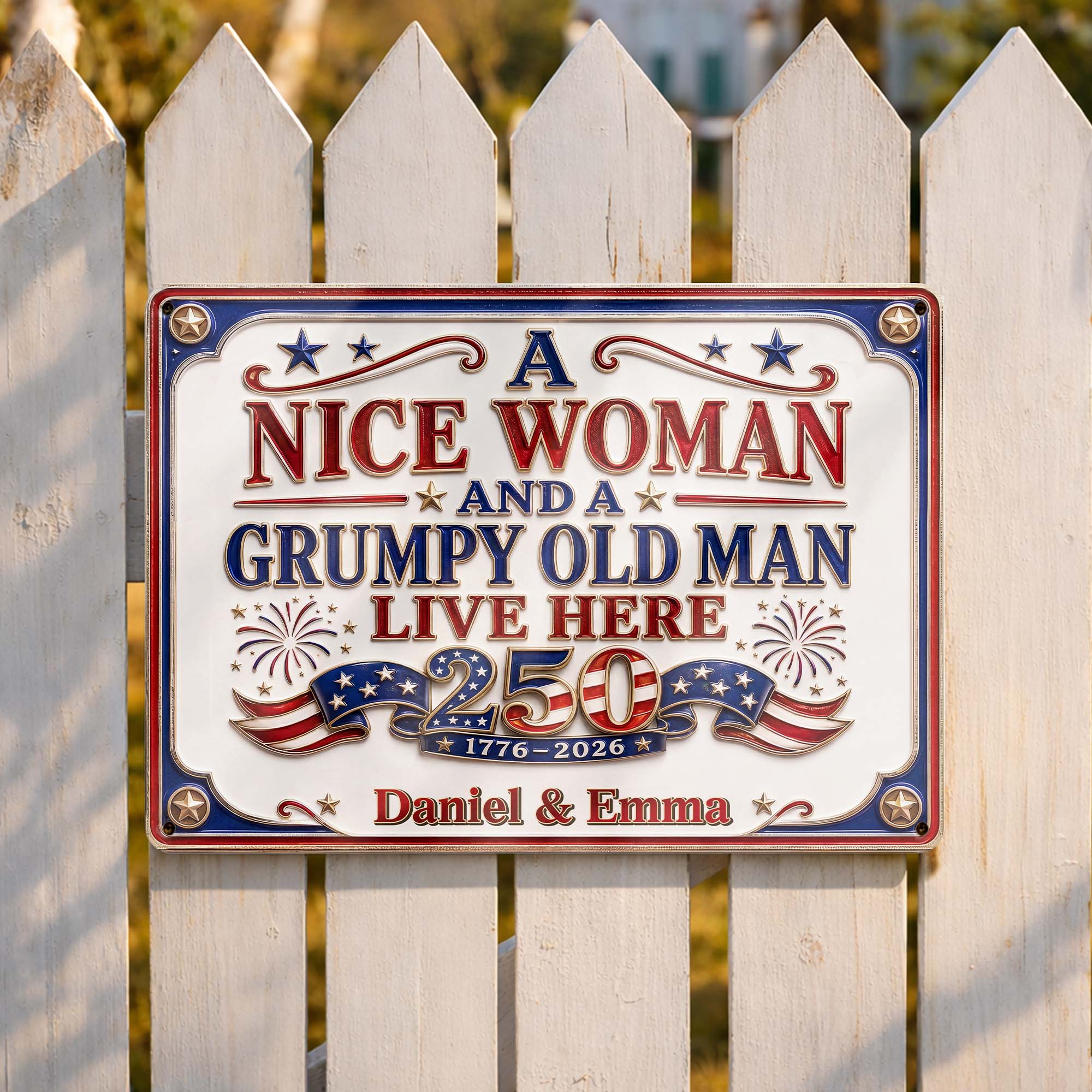 Personalized Metal Wall Sign Unique Couple Gift for Home
