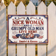 Load image into Gallery viewer, Personalized Metal Wall Sign Unique Couple Gift for Home
