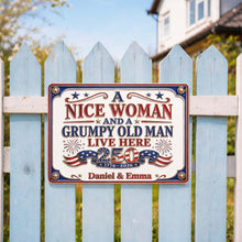 Load image into Gallery viewer, Personalized Metal Wall Sign Unique Couple Gift for Home
