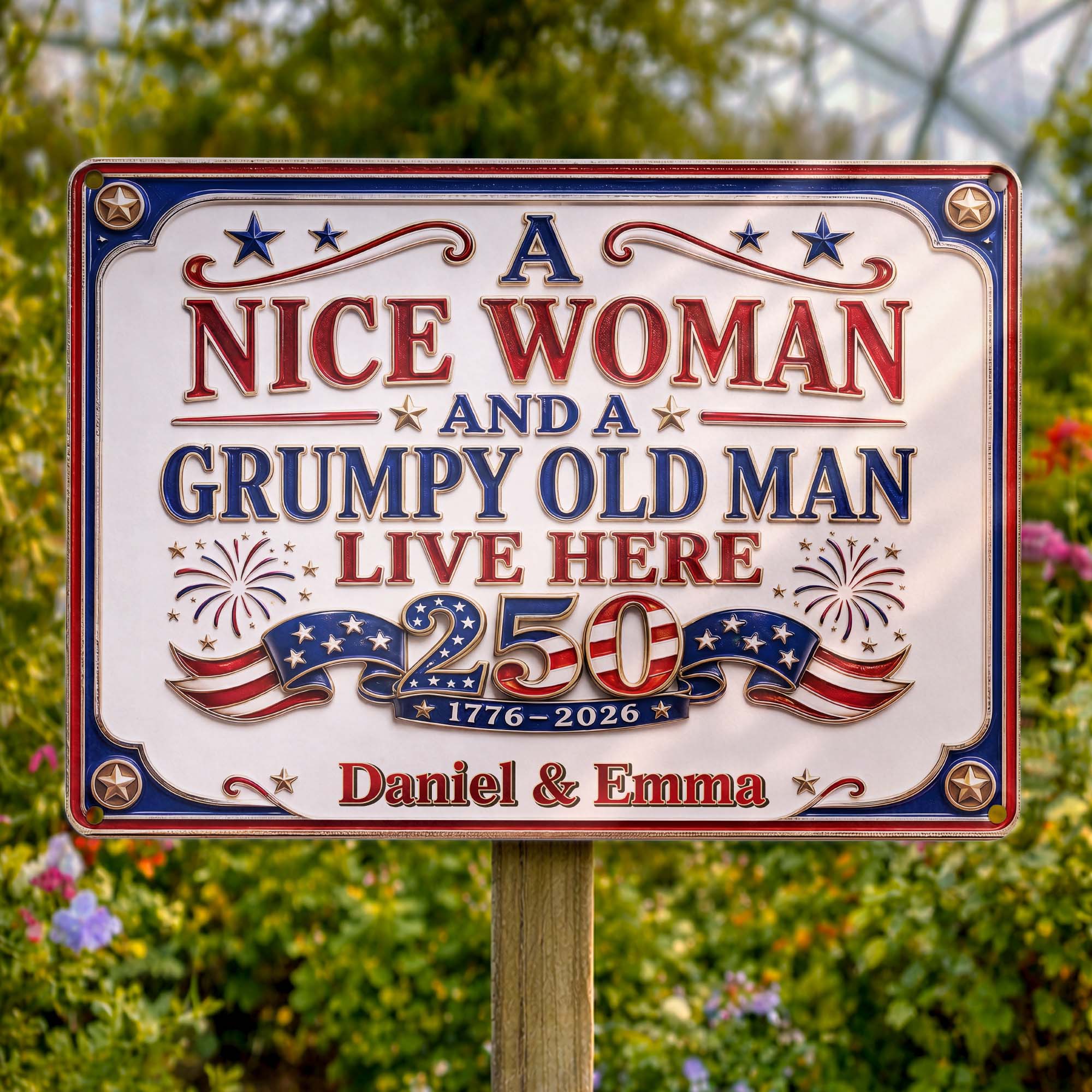 Personalized Metal Wall Sign Unique Couple Gift for Home