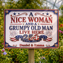 Load image into Gallery viewer, Personalized Metal Wall Sign Unique Couple Gift for Home
