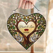 Load image into Gallery viewer, Personalized Tree Of Life Suncatcher Custom Name Gift for Couples
