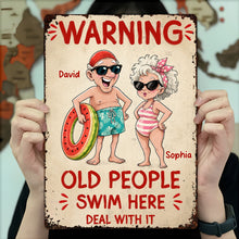 Load image into Gallery viewer, Personalized Metal Sign Custom Name Funny Couple Gift
