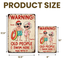 Load image into Gallery viewer, Personalized Metal Sign Custom Name Funny Couple Gift

