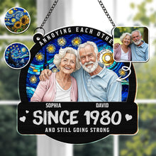 Load image into Gallery viewer, Personalized Couple Suncatcher Custom Name Gift for Anniversary
