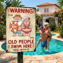 Load image into Gallery viewer, Funny Personalized Metal Sign Custom Name Gift for Couples
